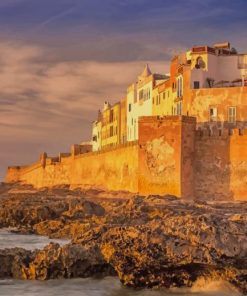 Moroccan Old City Essaouira paint by numbers