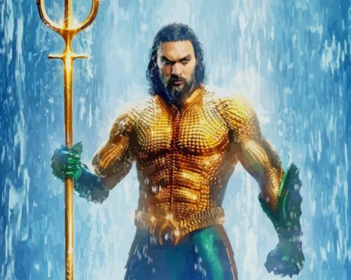 Movie Aquaman paint by number