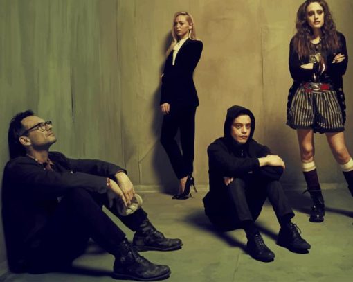 Mr Robot Tv Show paint by number