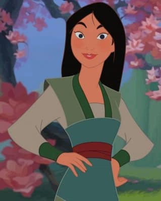 Mulan Disney paint by number