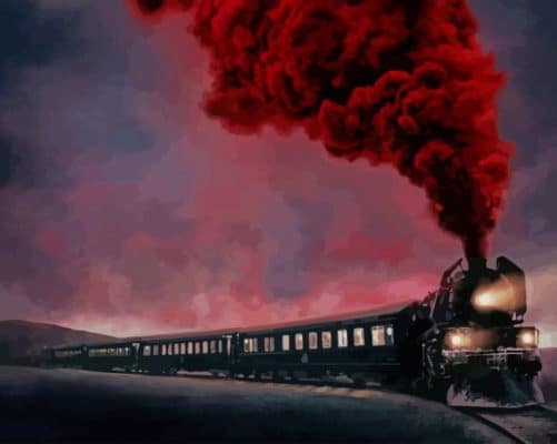 Murder On The Orient Express Book paint by number