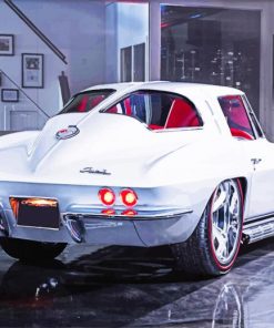 Vintage Chevrolet Corvette paint by numbers