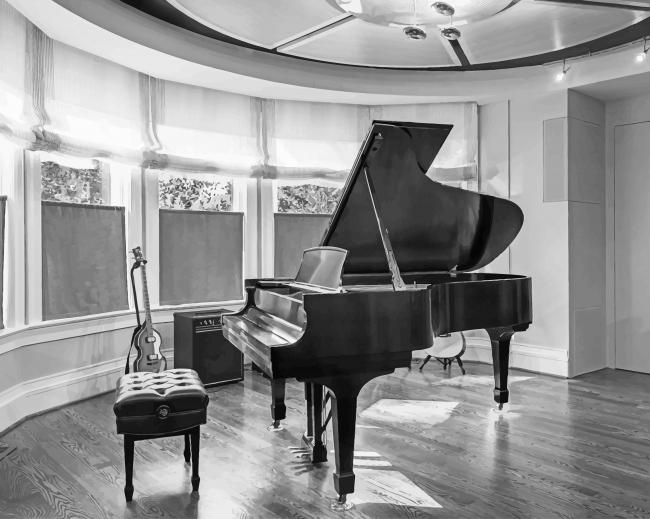 Music Instruments Room paint by numbers