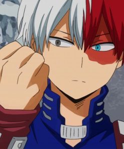 My Hero Academia Shoto Todoroki paint by numbers