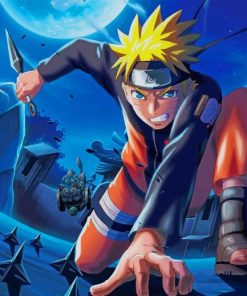 naruto ninja paint by number