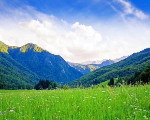 mount scenery south america painting by numbers