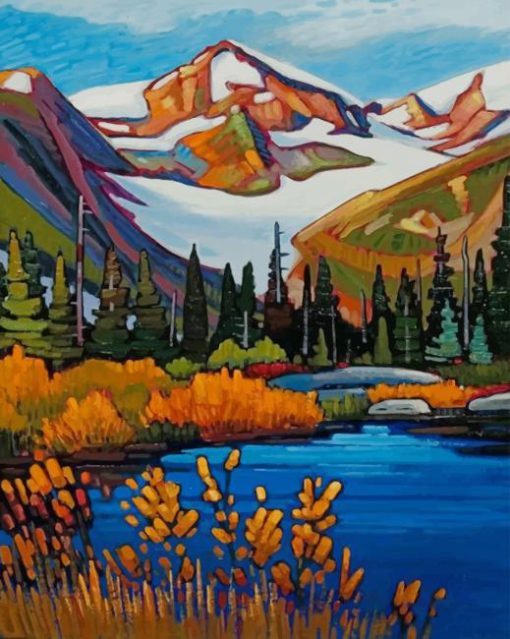 Nicholas Bott Landscape paint by numbers