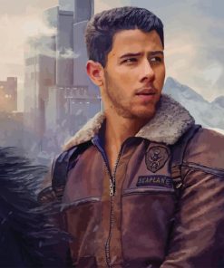 Nick Jonas Jumanji The Next Level paint by number