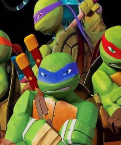 Ninja Turtles paint by numbers