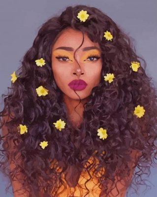 Nyane Lebajoa Flower Hair