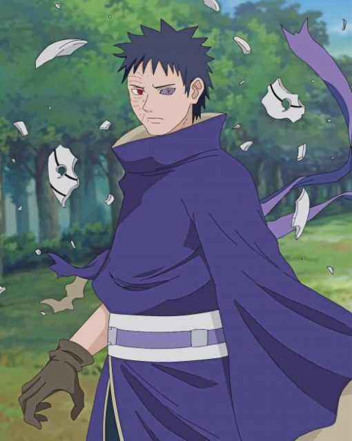 obito uchiha anime paint by number