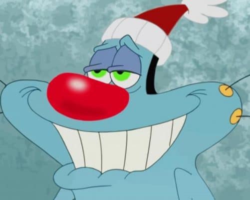 Oggy Smile paint by numbers