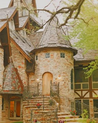 Old Castle paint by numbers