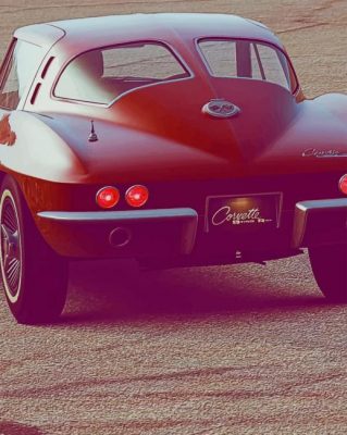 old corvette paint by number