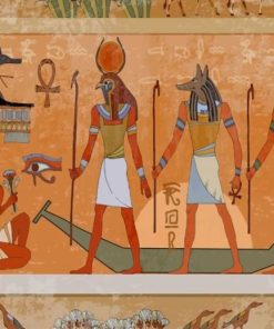 Old Egyptian Painting paint by numbers