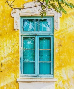 Old Window In Great Britain PAINT BY NUMBERS