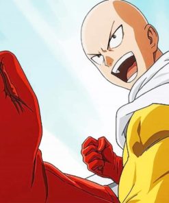 One Punch Man Saitana paint by numbers