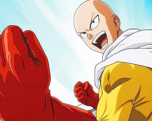 One Punch Man Saitana paint by numbers