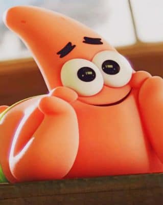 Patrick Star paint by numbers