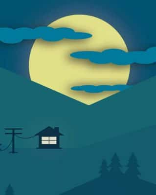 Perfect Moon paint by numbers