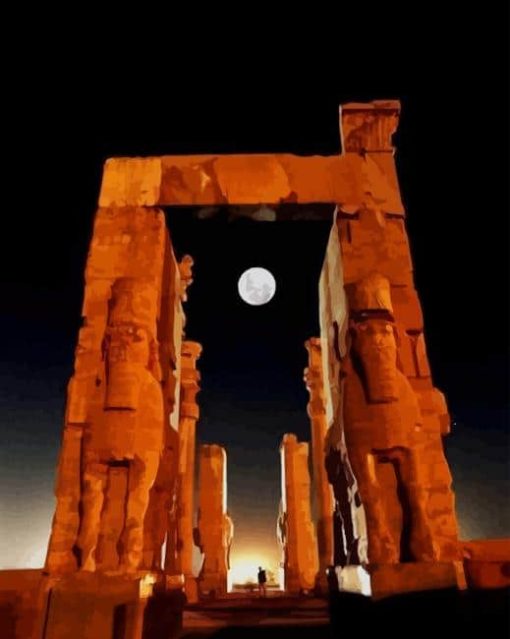 Persepolis With Moon paint by numbers