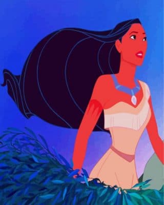 Pocahontas Disney paint by number