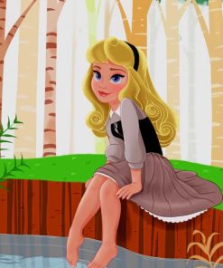 Disney Princess Aurora paint by numbers