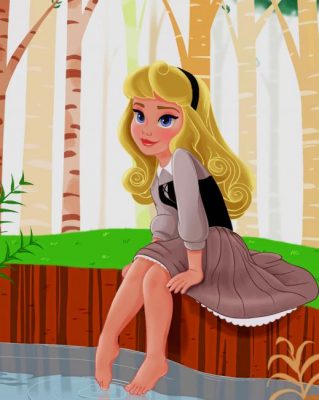 Disney Princess Aurora paint by numbers