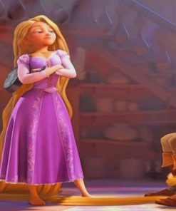 Princess Rapunzel paint by numbers