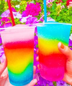 rainbow drinks most popular france painting by numbers