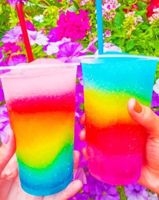 rainbow drinks most popular france painting by numbers
