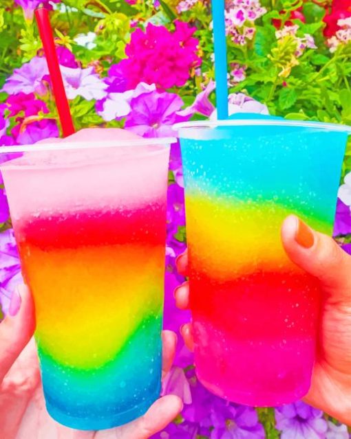 rainbow drinks most popular france painting by numbers