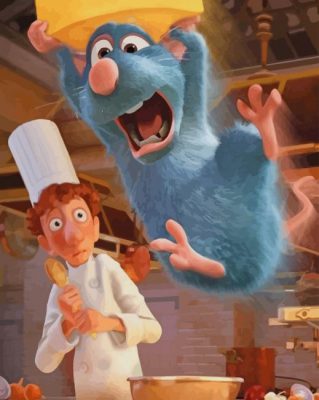 Ratatouille Animation paint by numbers