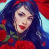 Realistic Snow White paint By numbers