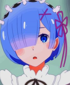 Rem Re Zero paint by number