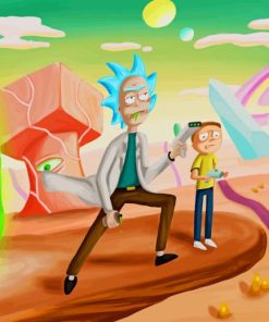 Rick And Morty Art paint by number