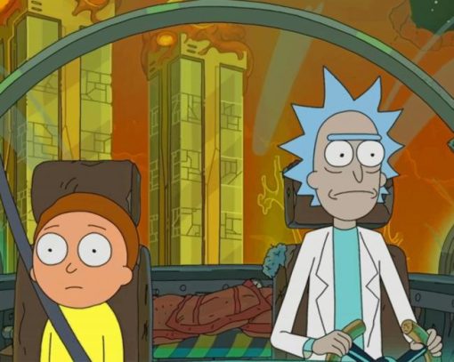 Rick And Monty painting by numbers