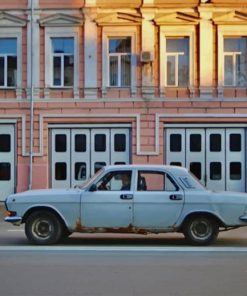 Rusty White Car paint by numbers