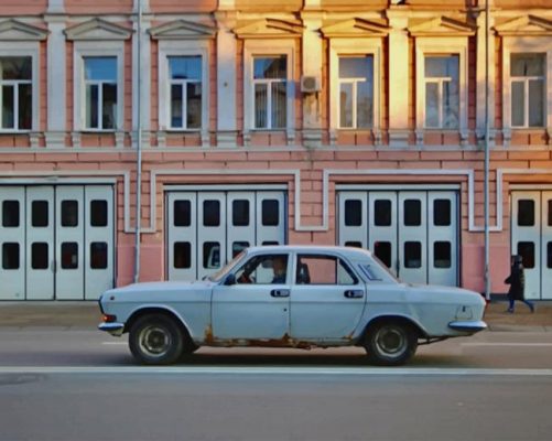 Rusty White Car paint by numbers