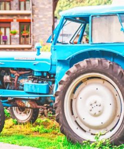 Rusty Old Tractor paint by numbers