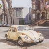 San Francisco VW Bug paint by numbers