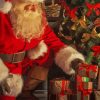 Santa Visit Christmas paint by numbers