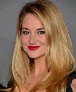 Shailene Woodley Actress paint by numbers