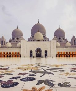 Sheikh Zayed Grand Mosque paint by numbers