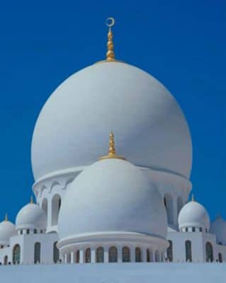 Sheikh Zayed Grand Mosque paint by numbers