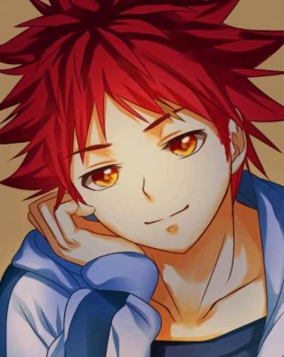 Shokugeki No Soma Anime painting by numbers