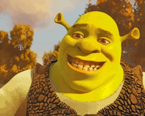 Sherk Disney paint by numbers
