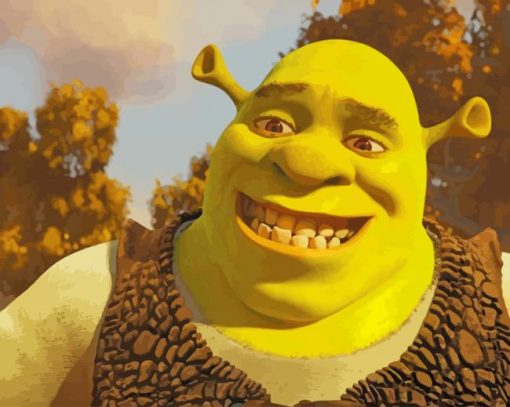 Sherk Disney paint by numbers
