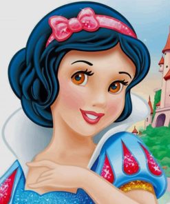 Snow White Princess paint by numbers