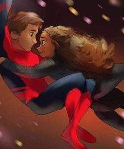 Spider Man And His Girl Paint By numbers